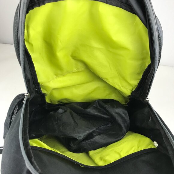 Mizuno Lightning 2 Backpack Daypack Black White Volleyball Sport Bag 14x19x10 - Picture 8 of 13